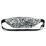 DIAMOND GRAY Fanny Pack - Shop Glamorous, gray diamond, Anew idea Apparel and Accessories online - mothings