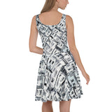 GRAY IMPACT Skater Dress - Shop Glamorous, gray diamond, Anew idea Apparel and Accessories online - mothings