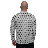 MO Hand Unisex Bomber Jacket - Shop Glamorous, gray diamond, Anew idea Apparel and Accessories online - mothings