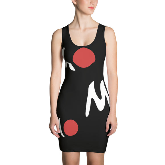 Artist MO Sublimation Cut & Sew Dress - Shop Glamorous, gray diamond, Anew idea Apparel and Accessories online - mothings