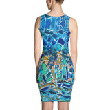 AZURE IDEAS Cut & Sew Dress - Shop Glamorous, gray diamond, Anew idea Apparel and Accessories online - mothings
