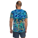 AZURE LIGHT Men's Athletic T-shirt - Shop Glamorous, gray diamond, Anew idea Apparel and Accessories online - mothings