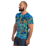 AZURE LIGHT Men's Athletic T-shirt - Shop Glamorous, gray diamond, Anew idea Apparel and Accessories online - mothings