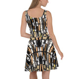 Flashy Skater Dress - Shop Glamorous, gray diamond, Anew idea Apparel and Accessories online - mothings