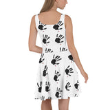 Hands All Over Skater Dress - Shop Glamorous, gray diamond, Anew idea Apparel and Accessories online - mothings