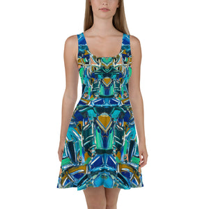 AZURE STYLE Skater Dress - Shop Glamorous, gray diamond, Anew idea Apparel and Accessories online - mothings