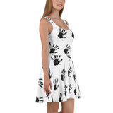 Hands All Over Skater Dress - Shop Glamorous, gray diamond, Anew idea Apparel and Accessories online - mothings