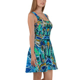 AZURE STYLE Skater Dress - Shop Glamorous, gray diamond, Anew idea Apparel and Accessories online - mothings