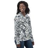GRAY SQUARES Unisex Bomber Jacket - Shop Glamorous, gray diamond, Anew idea Apparel and Accessories online - mothings
