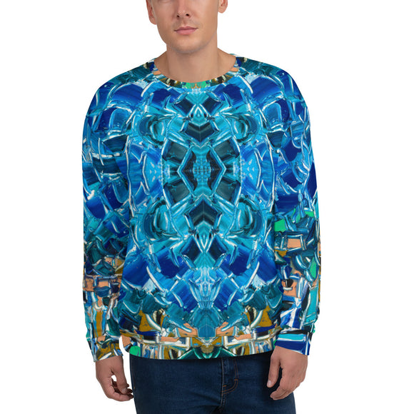 AZURE IDEAS Unisex Sweatshirt - Shop Glamorous, gray diamond, Anew idea Apparel and Accessories online - mothings