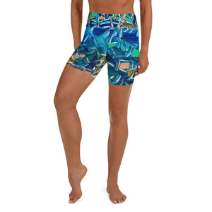 AZURE Yoga Shorts - Shop Glamorous, gray diamond, Anew idea Apparel and Accessories online - mothings