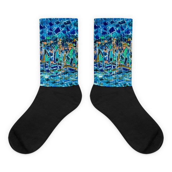 AZURE Socks - Shop Glamorous, gray diamond, Anew idea Apparel and Accessories online - mothings
