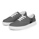 GRAYSCALE lace-up canvas shoes