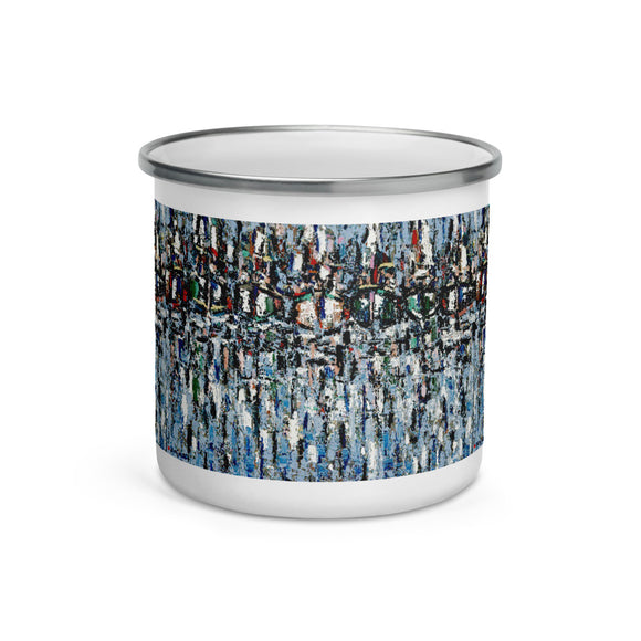 ILLUSION Enamel Mug - Shop Glamorous, gray diamond, Anew idea Apparel and Accessories online - mothings