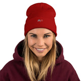 MO STAR Embroidered Beanie - Shop Glamorous, gray diamond, Anew idea Apparel and Accessories online - mothings