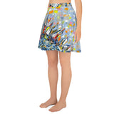 Seascape Skater Skirt - Shop Glamorous, gray diamond, Anew idea Apparel and Accessories online - mothings