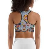FLOATING HIGH Sports bra - Shop Glamorous, gray diamond, Anew idea Apparel and Accessories online - mothings
