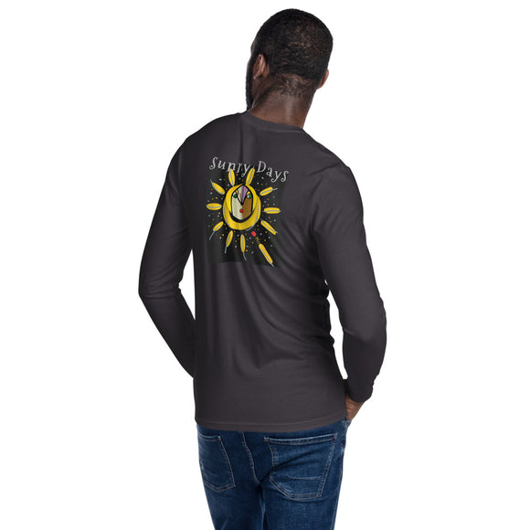 Sunny Days Long Sleeve Fitted Crew - Shop Glamorous, gray diamond, Anew idea Apparel and Accessories online - mothings