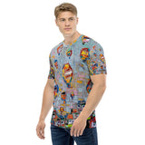 BALLOON HIGH Men's T-shirt - Shop Glamorous, gray diamond, Anew idea Apparel and Accessories online - mothings
