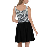 Zebra Cityscape Skater Dress - Shop Glamorous, gray diamond, Anew idea Apparel and Accessories online - mothings