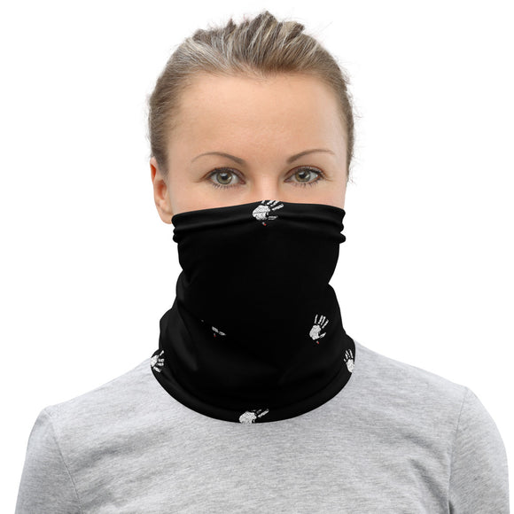 Stop Face Neck Gaiter - Shop Glamorous, gray diamond, Anew idea Apparel and Accessories online - mothings