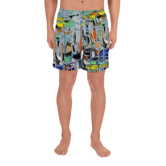 Seascape Men's Athletic Long Shorts - Shop Glamorous, gray diamond, Anew idea Apparel and Accessories online - mothings