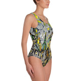 SONE WALL One-Piece Swimsuit - Shop Glamorous, gray diamond, Anew idea Apparel and Accessories online - mothings