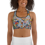 FLOATING HIGH Sports bra - Shop Glamorous, gray diamond, Anew idea Apparel and Accessories online - mothings