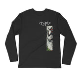 CRYPTO Long Sleeve Fitted Crew - Shop Glamorous, gray diamond, Anew idea Apparel and Accessories online - mothings