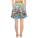 Seascape Skater Skirt - Shop Glamorous, gray diamond, Anew idea Apparel and Accessories online - mothings