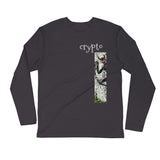 CRYPTO Long Sleeve Fitted Crew - Shop Glamorous, gray diamond, Anew idea Apparel and Accessories online - mothings