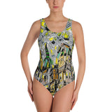 SONE WALL One-Piece Swimsuit - Shop Glamorous, gray diamond, Anew idea Apparel and Accessories online - mothings