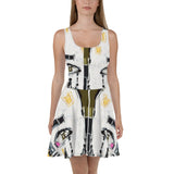 TWO FACE Skater Dress - Shop Glamorous, gray diamond, Anew idea Apparel and Accessories online - mothings