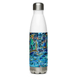 AZURE Stainless Steel Water Bottle - Shop Glamorous, gray diamond, Anew idea Apparel and Accessories online - mothings